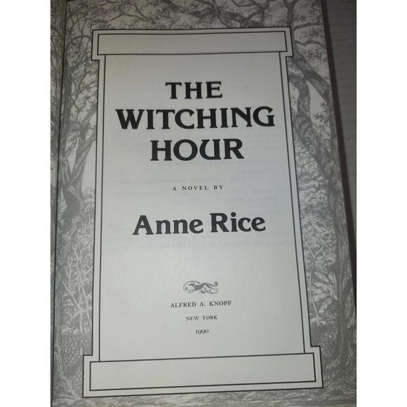 Anne Rice The Witching Hour (1990) First Edition Hardcover Novel Knopf 1st Print - Picture 2 of 5
